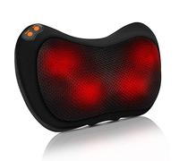 Shiatsu Massage Pillow Back and Neck Massager with Heat Deep Tissue Massager for Pain Relief Gift for Women Men Mom Dad Kneading Massager for Neck Back Shoulder Foot Calf Leg Hand at Home Office Car