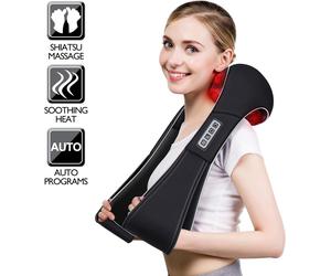 Shiatsu Massager For Neck, Legs, Glutes, Back, Thermal