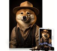 Shiba Farming Charm 1000 Piece Jigsaw Puzzles for Adults Teenagers Memory Upgrade Light Relax Sharp Cut Lovely Gift 38x26cm