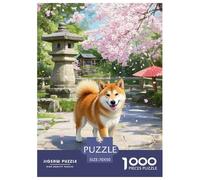 Shiba Inu 1000 Piece Paper Jigsaw Puzzles 100% Recycled Cardboard Beautiful Decoration for Adults And Kids 70x50cm/1000pcs
