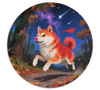Shiba Inu 1000 Pieces Jigsaws Stress Reliever Difficult Challenge for Adults & Kids Unique Challenge Games Cute Pets Jigsaw Puzzles Home Decor Gifts (67.5x67.5cm)