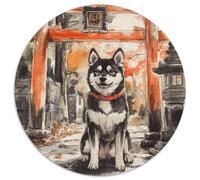 Shiba Inu 1000pcs Animation Jigsaw Puzzles What Happens Next Educational Games for Adults And Kids 1000pcs (67.5x67.5cm)