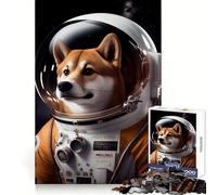 Shiba Inu Astronaut Jigsaw Puzzles for Adults1000 Piece Sharp Logic Toy Together Fun Tight Cut Memorable Gift 38x26cm