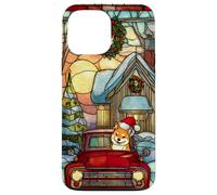 Shiba Inu Christmas Dog Red Truck Holiday Case for iPhone 13 Pro Max