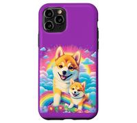 Shiba Inu Colorful Rainbow Dog Vibrant Graphic Case for iPhone 11 Pro