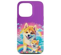 Shiba Inu Colorful Rainbow Dog Vibrant Graphic Case for iPhone 13 Pro