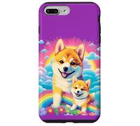 Shiba Inu Colorful Rainbow Dog Vibrant Graphic Case for iPhone 7 Plus/8 Plus