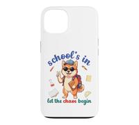 Shiba Inu Dog Back To School Vibes In Let The Chaos Begin Case for iPhone 13