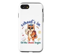 Shiba Inu Dog Back To School Vibes In Let The Chaos Begin Case for iPhone SE (2020) / 7/8