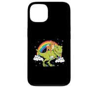 Shiba Inu Dog Dinosaur Tyrannosaurus T-Rex Rainbow Cloud Case for iPhone 13