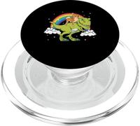 Shiba Inu Dog Dinosaur Tyrannosaurus T-Rex Rainbow Cloud PopSockets PopGrip for MagSafe
