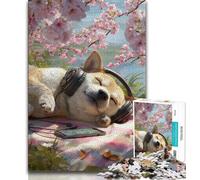 Shiba Inu Dog Jigsaw Puzzles for Adults 1000 Jigsaws,Family Game Stress Reliever Difficult Challenge Gifts for Friends And Family (75x50cm)
