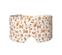 Shiba Inu Dog Pattern, Full Eye Covers Light Blocking Eye Mask Sleep Eye and Ear Muffs