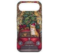 Shiba Inu Dog Red Truck Christmas Holiday Art Case for iPhone Air