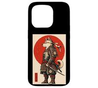 Shiba Inu Dog Samurai Japanese Warrior Art Design Case for iPhone 15 Pro