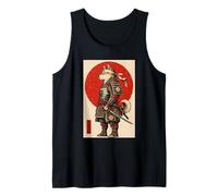 Shiba Inu Dog Samurai Japanese Warrior Art Design Tank Top