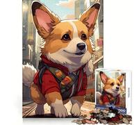 Shiba Inu Dog Wall Art Jigsaw Puzzles for Teenagers 1000 Pieces Mind Puzzle Peaceful Fun Art Assembly Lovely Gift 38x52cm