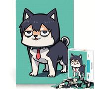 Shiba Inu in Suit 1000 Pieces Jigsaw Puzzles for Adults Think Smart Toy Quiet Fun Accurate Cut 38x52cm