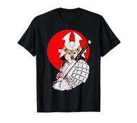 Shiba Inu Japanese Samurai Katana - Funny Dog Meme Anime T-Shirt