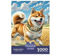 Shiba Inu Jigsaw Puzzle Adult And Children Educational Games Gifts Fun Activity for Home Birthday Jumbo Age 12+ for Adults 38x26cm/1000pcs