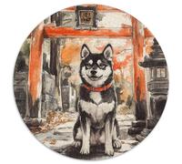 Shiba Inu Jigsaw Puzzles for Adults Gifts 1000 Pieces Fun Challenging Home Decors Brainteasing Dogs Jigsaw Puzzle for Women Men Adult 1000pcs (67.5x67.5cm)
