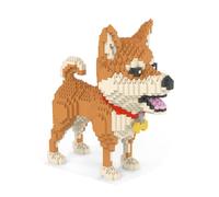 Shiba Inu Model, Micro Building Blocks Kit 1380 Mini Decor Parts