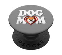 Shiba Inu Mom Cute Dog Mother Women's PopSockets Adhesive PopGrip