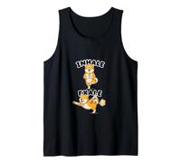 Shiba Inu Practicing Yoga Inhale - exale DIGOR Funny Tank Top