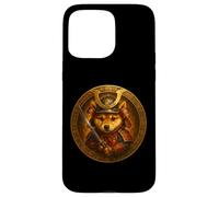 Shiba Inu Puppy as Brave Samurai Japanese Ornaments Case for iPhone 15 Pro Max