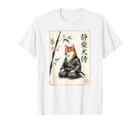 Shiba Inu Samurai Kawaii Japanese Art T-Shirt