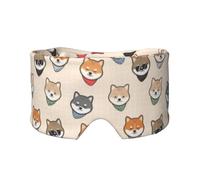 Shiba Inu Shiba Inu Pattern, Full Eye Covers Light Blocking Eye Mask Sleep Eye and Ear Muffs