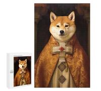 Shiba Inu The Pope Adult Puzzle, 1000 PCS, Relaxing Jigsaw Activity, A Satisfying Project for Experienced Puzzlers, at Home