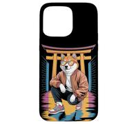 Shiba Inu Tokyo Street Style Streetwear Japanese Culture Case for iPhone 15 Pro Max