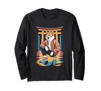 Shiba Inu Tokyo Street Style Streetwear Japanese Culture Long Sleeve T-Shirt