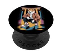 Shiba Inu Tokyo Street Style Streetwear Japanese Culture PopSockets Adhesive PopGrip