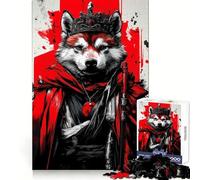 Shiba Inu Warrior 1000 Piece Jigsaw Puzzles for Teenagers Smart Game Bonding Time Image Assembly Fine Art Piece 38x52cm