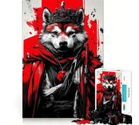 Shiba Inu Warrior 1000 Piece Jigsaw Puzzles for Teenagers Smart Game Bonding Time Image Assembly Fine Art Piece 38x52cm