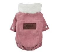 Shiba Inu Yorkshire Terrier Chihuahua Schnauzer Pug Jacket Clothing Winter Warm Comfortable Fleece Pet Coat,A,S