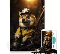 Shiba Miner 1000 Piece Jigsaw Puzzles for Teenagers Cognitive Toy Slow Enjoy Premium Edge Santa Wish Pick 38x26cm