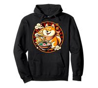 Shiba Ramen Bowl Japanese Love Noodles Cute Dog Inu Kawaii Pullover Hoodie