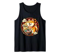 Shiba Ramen Bowl Japanese Love Noodles Cute Dog Inu Kawaii Tank Top