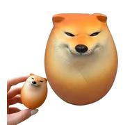 Shibako Dog Squishy Egg, Shiba Puppy Stress Reliefs Squeeze Toy, Slow Rising Shibako Dog Egg Fidget Toy, Creative Puppy Sensory Squeeze Plaything for Kids Boys and Girls, Friends, Familys