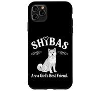 Shibas Are a Girl's Best Friend Funny Shiba Inu Akita Dog Case for iPhone 11 Pro Max