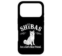 Shibas Are a Girl's Best Friend Funny Shiba Inu Akita Dog Case for iPhone 17 Pro
