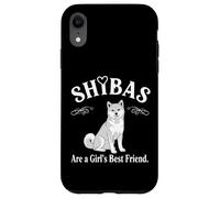 Shibas Are a Girl's Best Friend Funny Shiba Inu Akita Dog Case for iPhone XR
