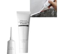 Shibeikadi 2025 New Multi-Functional Water-Based Waterproof Leak Paste, Liquid Rubber Sealant, Invisible Waterproof Agent with Scraper for Indoor & Outdoor (Black, 16cm)