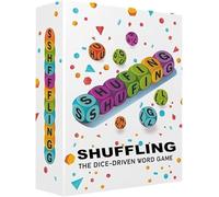 Shibeikadi Shuffling Dice Word Game for 1-5 Players, Brain - Sharpening Spelling Dice Game, Brain Exercise Party Game, Fast-Paced Fun Family Board Games for Parties Travel & Familys Nights (1pcs)