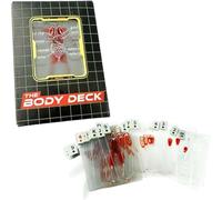 Shibeikadi The Body Deck, Mannequin Body Deck Skeleton Playing Cards Kit, Funny Transparent Anatomy Poker Cards Skeletons Poker Decks with Full Skeleton X-Ray Designs, Body Deck for Magic Games