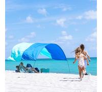 Shibumi Shade®, World's Best Beach Shade, The Original Wind-Powered® Beach Canopy, Provides 150 Sq. Ft. of Shade, Compact & Easy to Carry, Sets up in 3 Minutes, Designed & Sewn in America