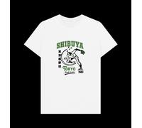 Shibuya Unisex White T-Shirt Park Fields White 2XL